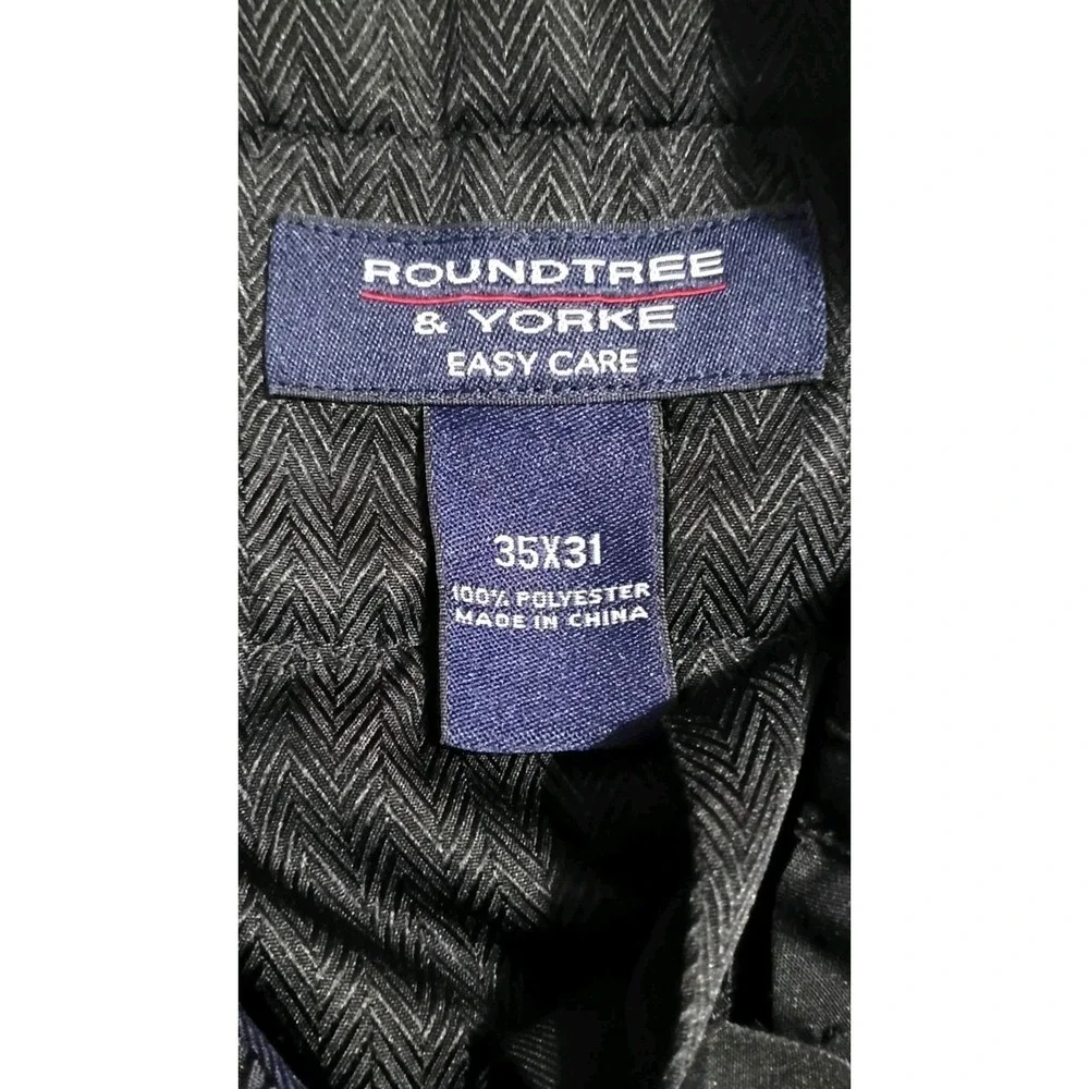 Roundtree & Yorke Easy Care Men's Dressing Pants Size 35x31